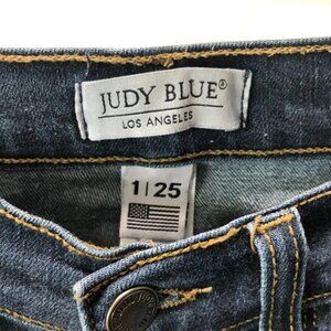 Judy Blue Jeans Womens 1/25 Skinny Fit Stretch Blue Denim Pants Medium Wash